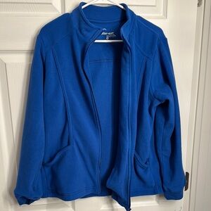 Butter Soft Royal Blue Fleece Jacket Medium